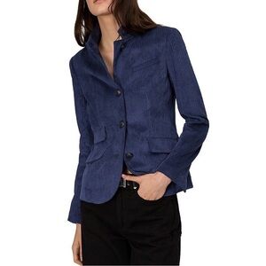 Rag & Bone Slade Corduroy Blazer in Navy Size 10